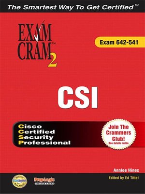cover image of CCSP CSI Exam Cram 2 (Exam Cram 642-541)